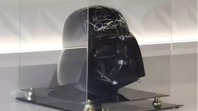 Police ask for help finding Darth Vader helmet signed by the original Star Wars cast after business break-in