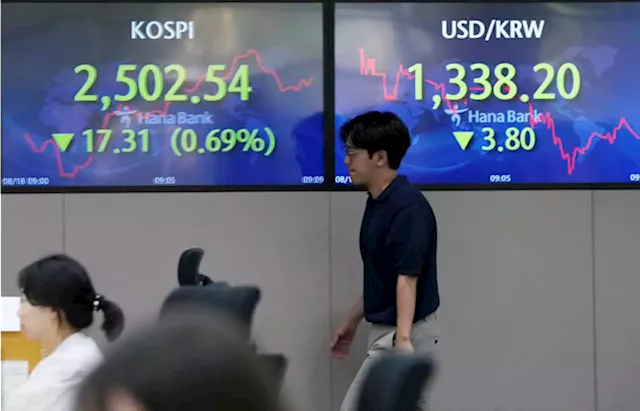 Stock market today: Asian shares mostly decline after Wall Street drops on higher bond yields