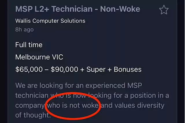 Company lists job ad for ‘non-woke’ employee: ‘No requirements for pronouns’