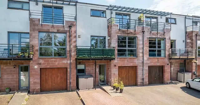 Incredible Jordanhill four bedroom town house with two balconies hits the market