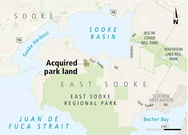 East Sooke Park expands with 25-acre land acquisition