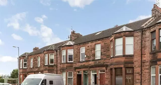 Quirky one-bedroom flat with roof terrace near Govan hits the market for £140k