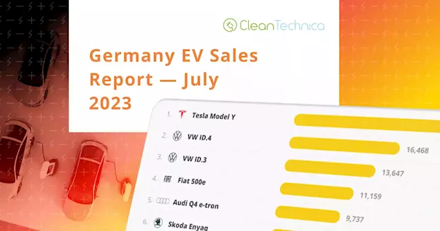 The Battle For Germany’s EV Market, Part VII — VW ID.4 Wins In July