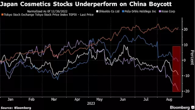 China-Dependent Japan Stocks Plunge on Boycott Over Wastewater