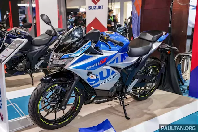 2023 Suzuki Gixxer 250/SF250 shown at KLBS, entering Malaysia market as CKD year-end