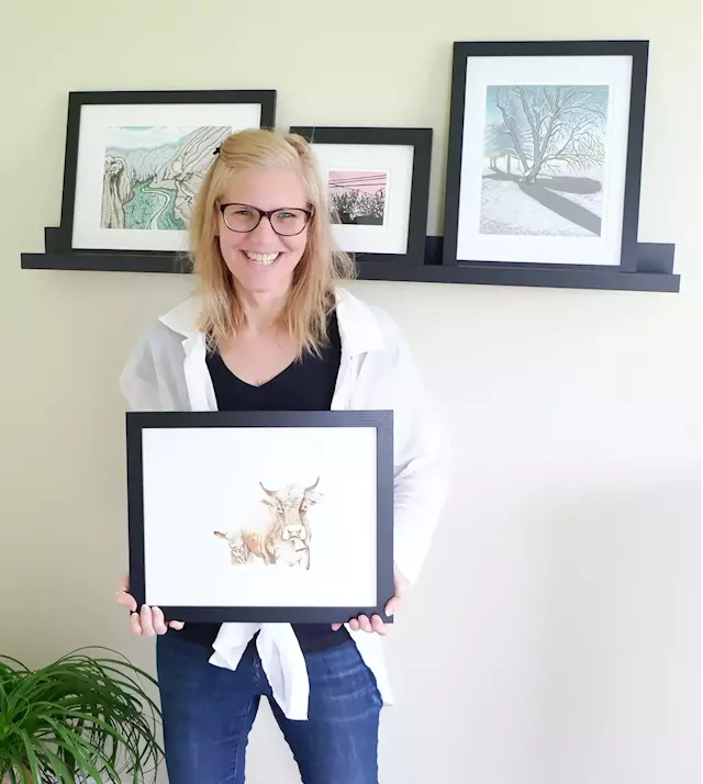 MEET THE MAKERS: Truro woman finding success with printmaking and pyrography business