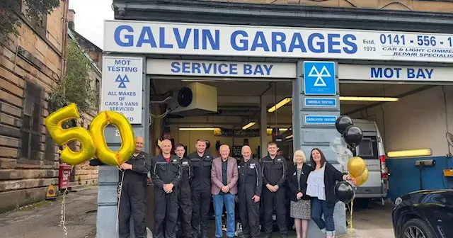 Beloved family-run Glasgow motor business celebrates 50th anniversary