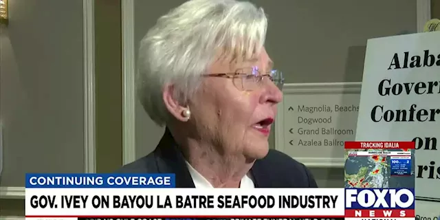 Governor Ivy makes statement on Bayou La Batre seafood industry