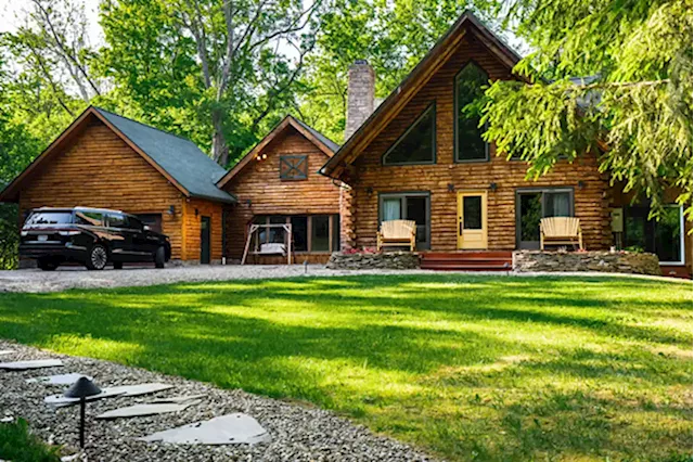 This Million Dollar Log Cabin Just Hit The Market In Medina