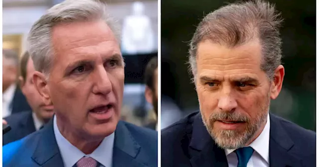 McCarthy rips into Hunter Biden 'pay-to-play' deal with foreign business when asked about Trump indictment