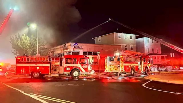 Massive response to fire at Tacoma business