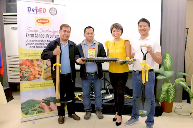 DepEd Region 6 Farm Schools, Maggi partner for healthy cooking, sustainable farming, business management among youth