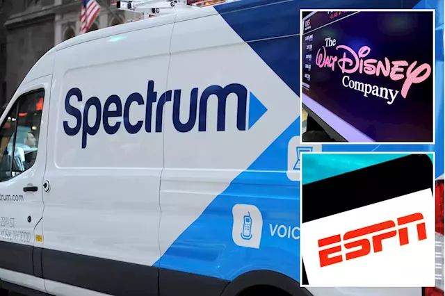 Disney’s feud with Spectrum owner Charter slams entertainment stocks