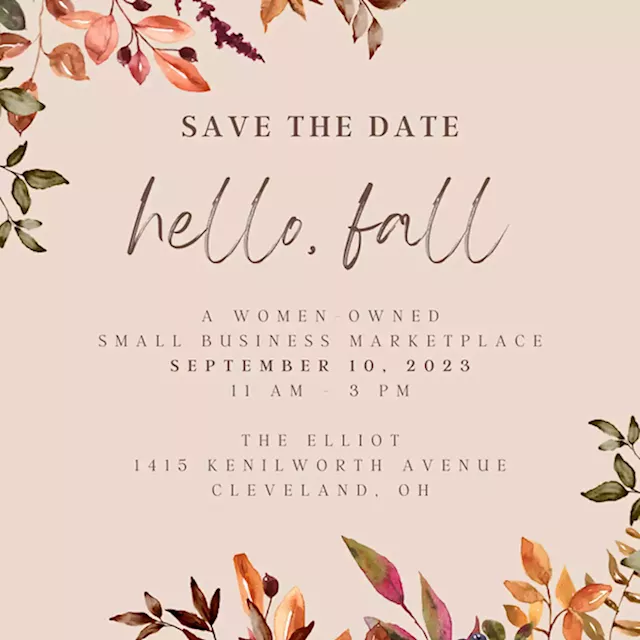 Hello, Fall: A Women-Owned Small Business Marketplace