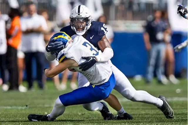 Penn State’s 63-7 rout of outmanned Delaware was less a competition than a business transaction