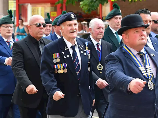 Royal British Legion given freedom of Market Drayton marks honour with poignant parade