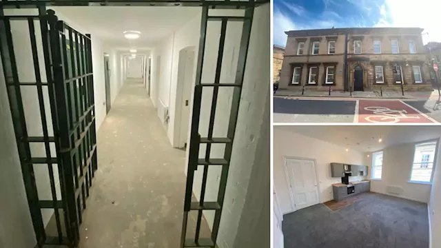 Two-bed flat with prison basement in old courthouse on the market for £750-a-month