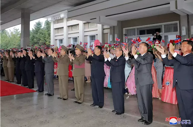 North Korea's Kim heads to Russia with delegation of arms industry officials