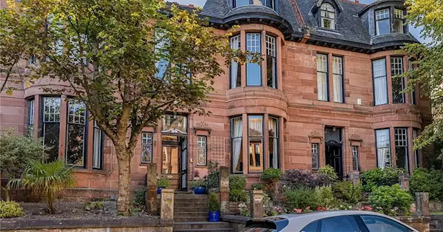 Glasgow west end property with stunning period features on the market for £1m