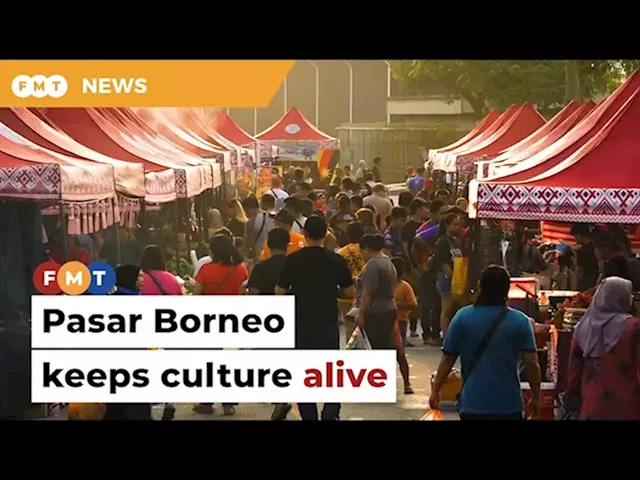 Pasar Borneo, a market where culture meets unity