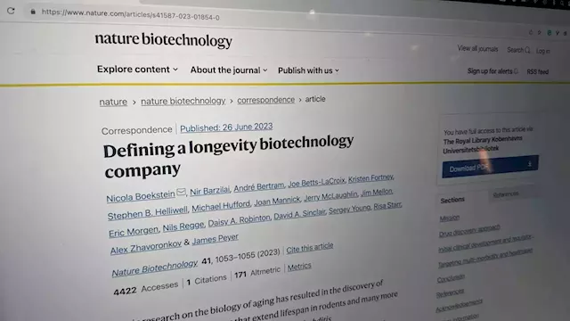 What Is A Longevity Biotechnology Company?