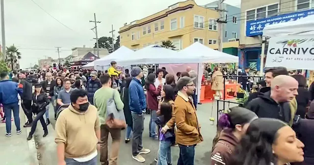 City leaders, merchants cheer 1st night market in S.F. Sunset District