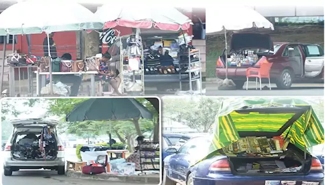 Hard times: Abuja civil servants turn Eagle’s Square car park to mini market