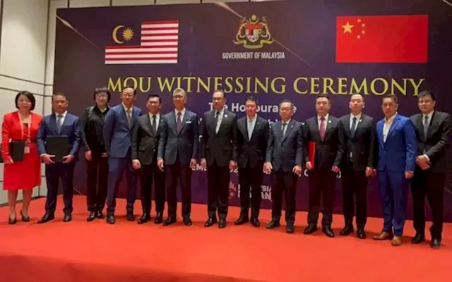 Malaysian, Chinese companies ink 3 MoUs worth nearly RM20bil