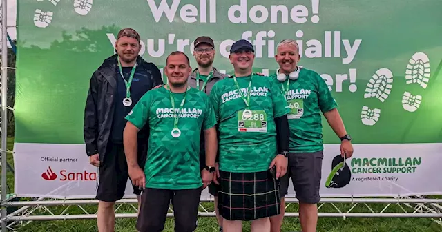 Staff at West Lothian removal company tackle Rob Roy Mighty Hike for charity