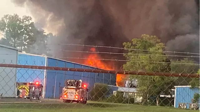 Local printing company gutted in 3-alarm fire: Mobile firefighters rush to aid Prichard department