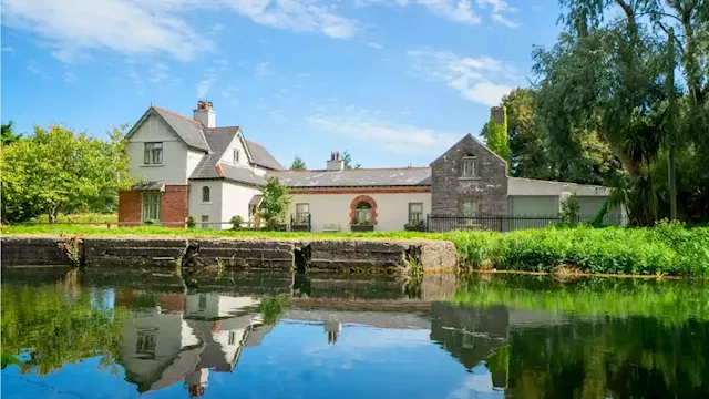 This enchanting home overlooking the canal is on the market for €895,000