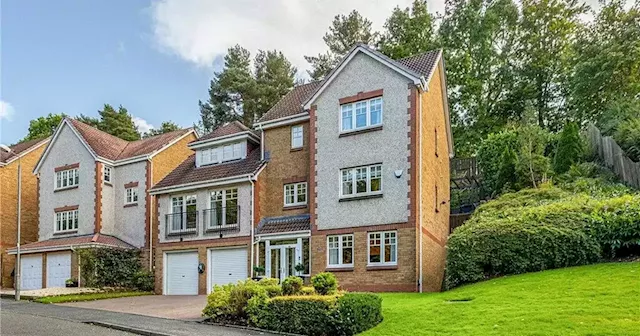 Stunning five-bedroom Bearsden home hits the market for more than £500,000