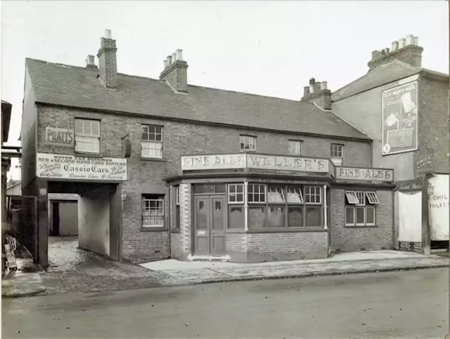 The pub that once had a car business behind it