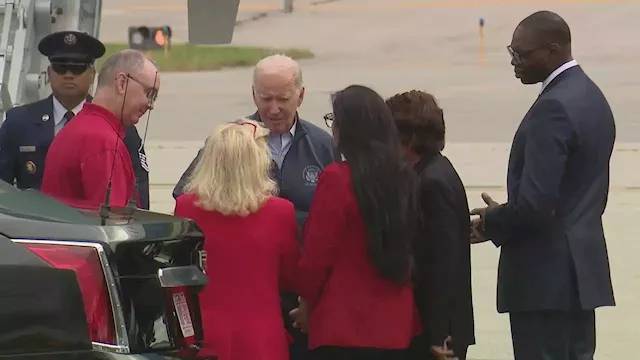 Biden joins UAW picket line: 'The UAW saved the auto industry'