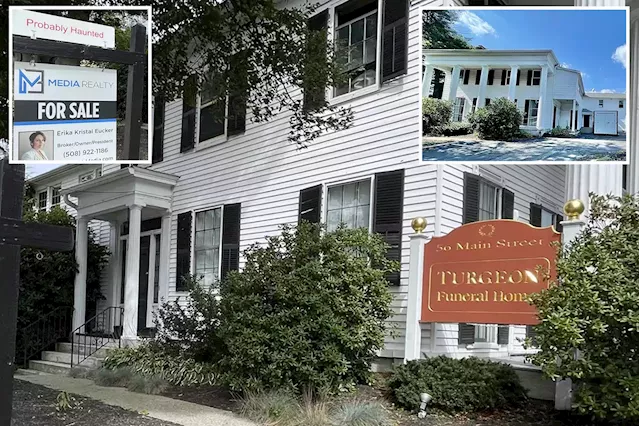 Former Massachusetts funeral home hits the market amid warnings it’s ‘probably haunted’