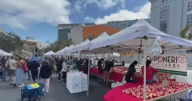 Heart of City Farmers' Market host its first day at new location after move from UN Plaza