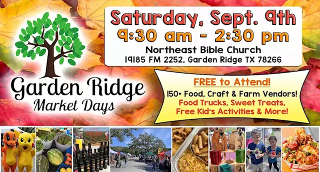 Garden Ridge Market Days - September 9, 2023