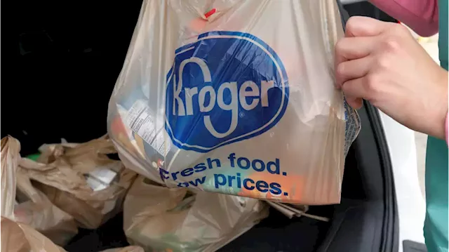 Kroger stock falls to six-month low while pursuing Albertsons merger