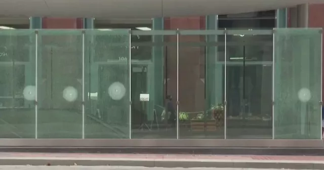 Vandals smash new glass canopies at San Francisco Market Street BART station entrances