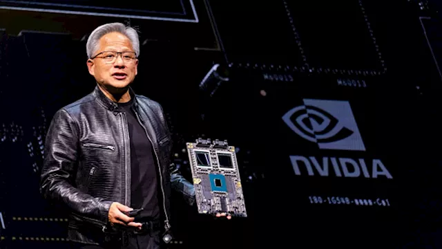 Nvidia heads for record close as AI chipmaker's market cap tops $3.4 trillion