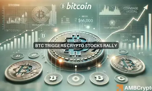 Crypto stocks rally by double-digits: What role did Bitcoin play?