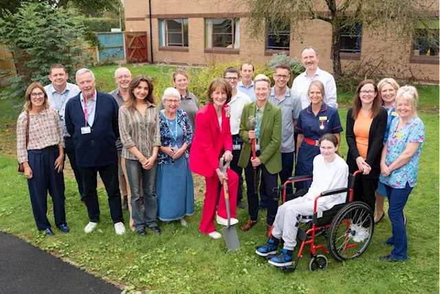 Shropshire landscaping company starts build of garden for recovering children at hospital