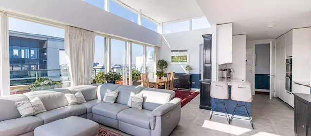 This sleek penthouse with incredible views is on the market for €1.1 million