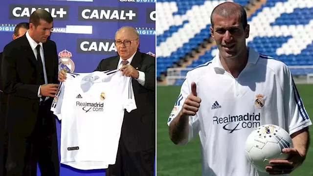 How much Zinedine Zidane would cost in the transfer market today as fee adjusted for inflation emerges