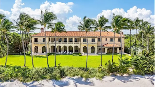 An Oceanfront Mediterranean Mansion in Palm Beach Hits the Market for $60 Million