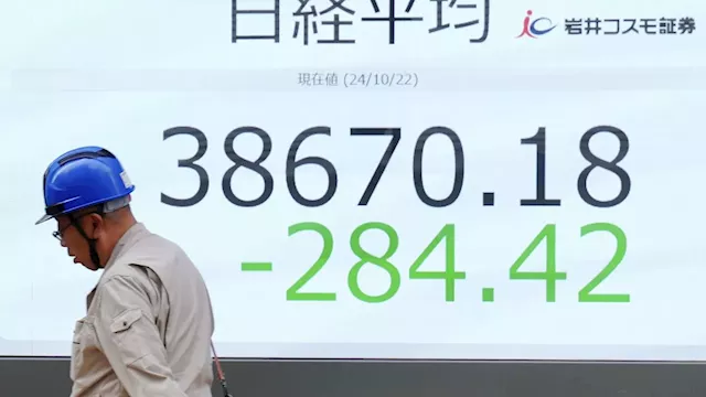 Stock market today: Asian shares fall after Wall Street pulls back from its records