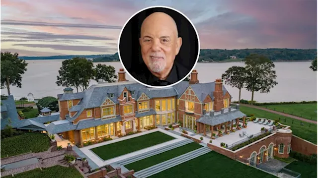 Billy Joel’s Waterfront Long Island Estate Is Back on the Market for $50 Million