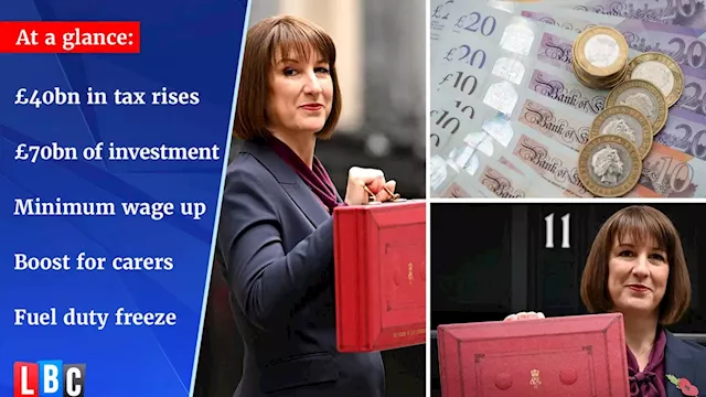 Rachel Reeves launches £40bn tax raid as Chancellor announces massive NHS investment in historic Budget