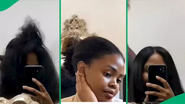 “That’s Crazy Business”: Lady Ruins Curly Afro With R900 Horrible Silk Press, SA Reacts