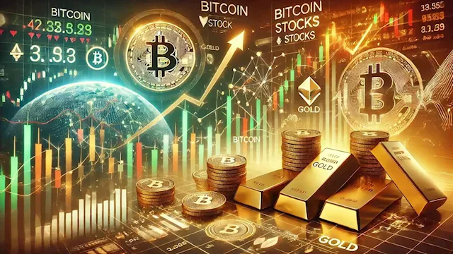 Volatile yet strong end to the week for Bitcoin and stocks, gold holds the line